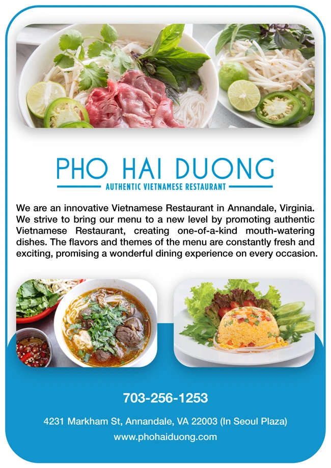 vietnamese food menu